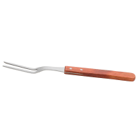 Update WPF-13 13" Stainless Pot Fork - Wood Handle