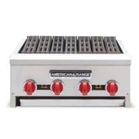 American Range AERB-24 24" Counter Charbroiler, Radiant Type, Full Width Grease Pan, Liquid Propane