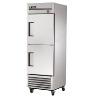 True TS-23-2-HC 27" One Section Reach In Refrigerator, 2 Right Hinge Solid Doors, 115v