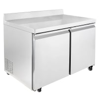 MoTak MWF-48-X 47 1/4" W Worktop Freezer w/ (2) Sections &amp; (2) Doors, 115v