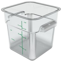Carlisle 4 qt Square Food Storage Container - Clear (1195107)