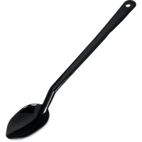 Carlisle 15" Solid Serving Spoon - Plastic, Black (443003)