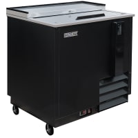 MoTak MBST-36-X 36" Forced Air Bottle Cooler - Holds 276 12-oz Bottles, Lid Locks, 115v