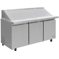 MoTak MST-72-30-X 70 3/8" Mega Top Sandwich/Salad Prep Table w/ Refrigerated Base, 115v