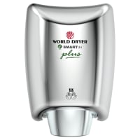 World Dryer K-972A2 Automatic Hand Dryer w/ 10 Second Dry Time - Polished Stainless, 120v