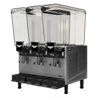 Vollrath VBBE3-37-F Pre Mix Refrigerated Dispenser w/ (3) 5 1/3 gal Bowls - Fountain Spray Circul...