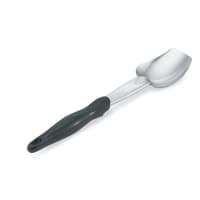 Vollrath 64136 14" Heavy-Duty 3 Sided Solid Spoon - Black Nylon Handle