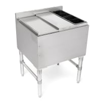 John Boos UBIB-2136-X 36" Underbar Ice Bin/Cocktail Unit - 21"D x 32 1/2"H, Stainl...