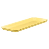 Cambro 1230MT145 Rectangular Market Display Tray - 12 7/16" x 30" x 3/4", Yellow