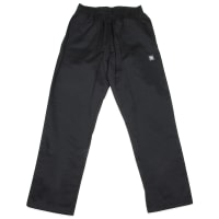 Chef Revival Chef Pants w/ 2" Elastic Waist & 4 Pockets, Black, X-Large (P020BK-XL)