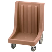 Cambro CD2020HB157 Camdolly® for Camracks® Dish Racks w/ 350 lb Capacity, Coffee Beige