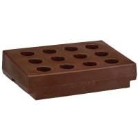 Cambro CR12131 Cutlery Rack Only - 33" x 22 3/4" x 9", Dark Brown