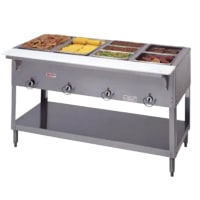 Duke E304SW 58 3/8" Hot Food Table w/ (4) Wells &amp; Cutting Board, 208v/1ph