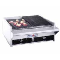 American Range AECB-34 34" Heavy Duty Charbroiler, Counter Model, Lava Rock, Liquid Propane