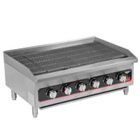 Vollrath 407312 36" Charbroiler - Lava Rock, Stainless, 120,000 BTU