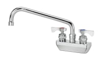 Krowne 14-410L Splash Mount Faucet - 10" Swing Spout, 4" Centers