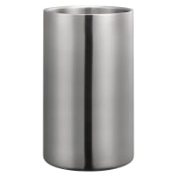 Service Ideas 7 3/4" Double Walled Wine Chiller - Stainless Steel, Polished Finish (WC1)