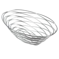 American Metalcraft FRUC16 Oval Wire Basket, Chrome