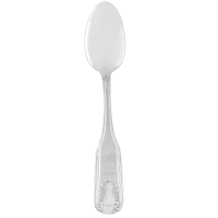 Winco 0006-01 6 3/8" Teaspoon with 18/0 Stainless Grade, Toulouse Pattern