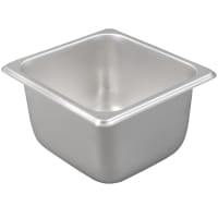 Winco SPS4 Sixth Size Steam Pan, Stainless