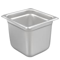 Winco SPJH-606 Sixth Size Steam Pan, Stainless