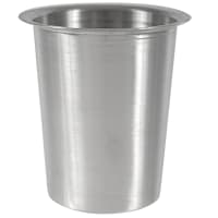Winco FC-SL 4" Round Solid Flatware Cylinder, Stainless Steel