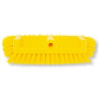 Carlisle 10" Dual Surface Floor Scrub Brush Head - Split Shape, Poly/Plastic, Green (40422EC...