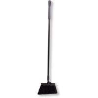 Carlisle 56"L Duo-Sweep® Lobby Broom w/ Angled Bristles & Fiberglass Handle, Black (4108...