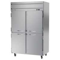 Beverage-Air HF2HC-1HS 52" Horizon Series Two Section Reach In Freezer, (4) Left/Right Hinge...