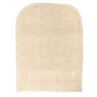 Winco PH-811W 11" x 8" Beige Terry Pot Holder w/ Wrist Strap