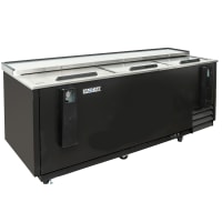 MoTak MBST-80-X 79 1/2" Forced Air Bottle Cooler - Holds (720) 12 oz Bottles, Stainless Interior, 115v
