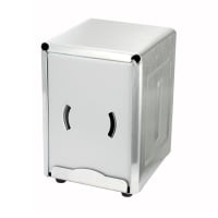 Winco NH-5 Half Size Napkin Dispenser for 3 1/2" x 5" Napkins, Stainless