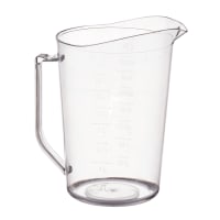Winco PMU-400 4 qt Measuring Cup - Polycarbonate, Clear