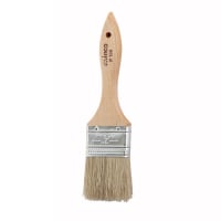 Winco WBR-20 2" Flat Pastry Brush w/ Boar Bristles & Wooden Handle