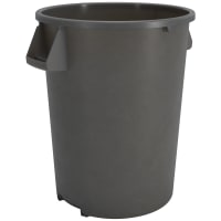 Carlisle 32 gallon Commercial Trash Can - Plastic, Round, Built In Handles (84103223)