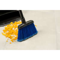 Carlisle Duo-Sweep® Broom Head w/ Blue Poly Bristles - Flagged (4685314)