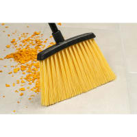 Carlisle 48"L Duo-Sweep® Lobby Broom w/ Angle Bristles & Black Handle (4688500)