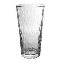 Libbey 15648 20 oz DuraTuff Hammered Design Casual Cooler Glass