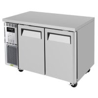 Turbo Air JUF-48 11 cu ft Undercounter Freezer w/ (2) Sections &amp; (2) Doors, 115v
