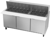 Turbo Air MST-48-18 48" Sandwich/Salad Prep Table w/ Refrigerated Base, 115v