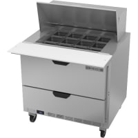 Turbo Air MST-60-24 60" Sandwich/Salad Prep Table w/ Refrigerated Base, 115v