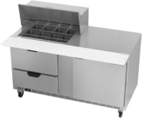 Turbo Air MST-72 72" Sandwich/Salad Prep Table w/ Refrigerated Base, 115v