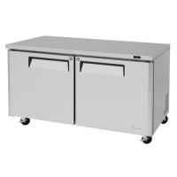 Turbo Air MUR-60 16 cu ft Undercounter Refrigerator w/ (2) Sections &amp; (2) Doors, 115v