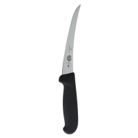 Victorinox 5.6603.15-X3 Curved Semi-Stiff Boning Knife w/ 6" Blade, Black Fibrox® Nylon Hand...