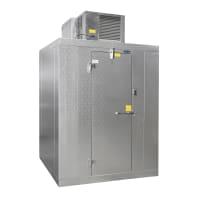 Norlake KODF77610-C 6' x 10' Outdoor Walk-in Freezer w/ Top-Mounted Compressor - Floor