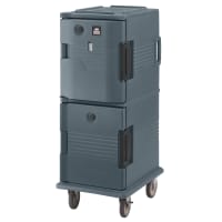Cambro UPCHT800191 Ultra Camcart® Insulated Food Carrier w/ (12) Pan Capacity, Granite Gray, 110v