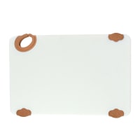 Winco CBN-1218BN Plastic Cutting Board - 12" x 18", Brown
