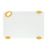 Winco CBN-1218YL Plastic Cutting Board - 12" x 18", Yellow