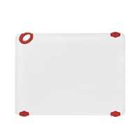 Winco CBN-1824RD Plastic Cutting Board - 18" x 24", Red