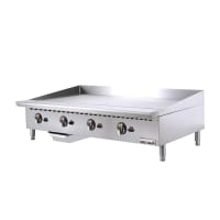 Winco NGGD-48M 48" Gas Griddle w/ Manual Controls - 3/4" Steel Plate, Natural Gas, Conv...